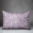 thumbnail image 3 of Creative Products Floral Silhouette Soft Lilac 4 14 x 20 Spun Poly Pillow, 3 of 3