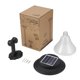 thumbnail image 2 of Toystoory Portable 8 LED montado en la pared con energía solar al aire libre valla de jardín lámpara decorativa paisaje luz Iluminación y accesorios blanco Toystoory HA025927-02, 2 of 6