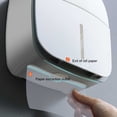 thumbnail image 2 of Ounissouiy Soporte de papel montado en la pared impermeable de doble capa para el hogar, comedor, baño, cocina, baño, caja de pañuelos, estante Juegos de accesorios de baño Rosado Ounissouiy HA071880-02, 2 of 6