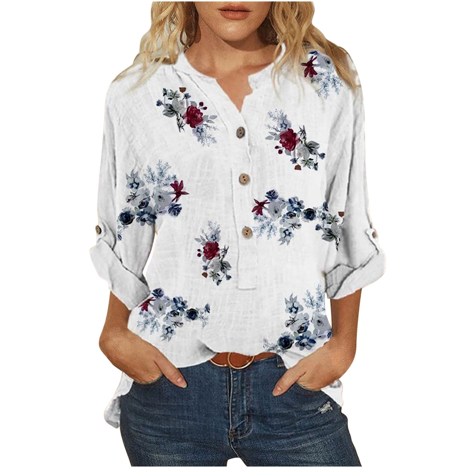 asdoklhq Womens Plus Size Tops 