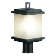 Kenroy Home Plateau Outdoor Post Lantern - 14H in. Oil Rubbed Bronze, ENERGY STAR