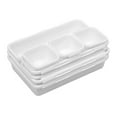 thumbnail image 4 of PENGXIANG 8PCs Organizer Bin Pack Drawer Storage Tray Dividers Interlocking Drawer Separators for Kitchen Bathroom Makeup Office Vanity, 4 of 8