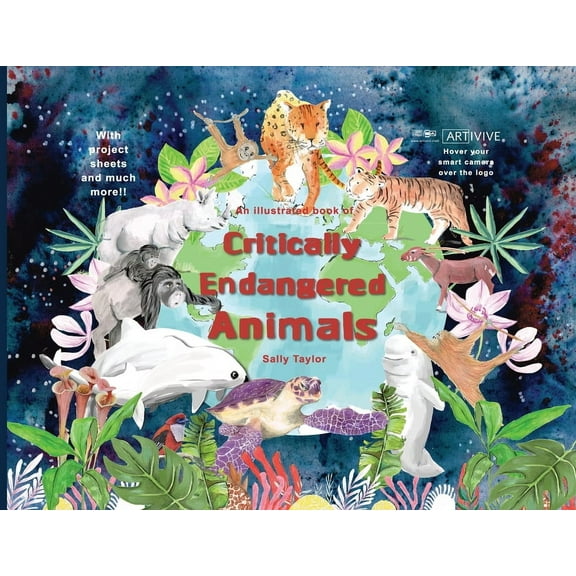An illustrated book of Critically Endangered Animals, (Paperback)