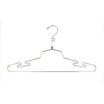 SSWBasics Wire Hangers - 16 Inch Chrome Metal Hangers  Sturdy and Durable Lingerie Hanger  Pack of 20