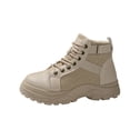 thumbnail image 2 of Willtoo Women's Warm Lined Winter Snow Boots Round Toe Lace Up Shoes Anti Slip Hiking Boots High Top Fashionable Sneakers, 2 of 5
