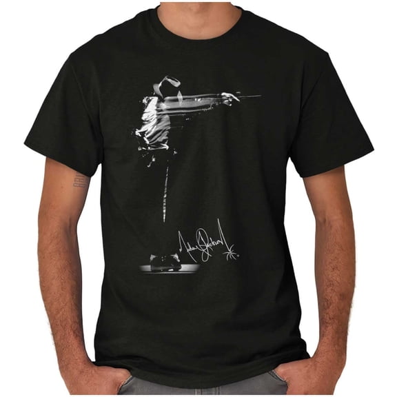 Michael Jackson Signature Autograph Men's Graphic T Shirt Tees Brisco Brands S