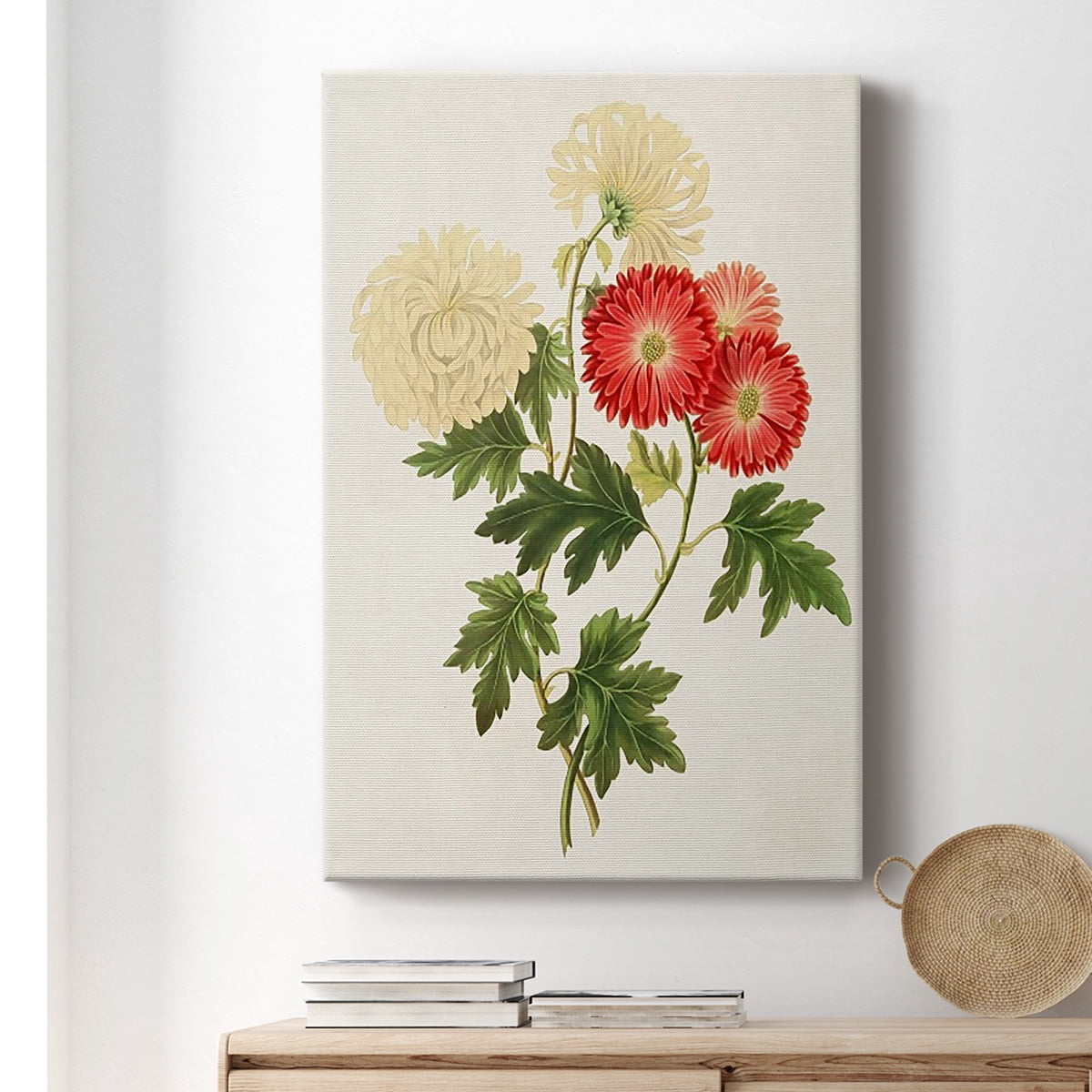 Flowers of the Seasons I Premium Gallery Wrapped Canvas - Ready to Hang