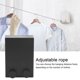 thumbnail image 5 of Cuerda de secado de acero inoxidable ajustable para trajes de baño 9021B, color negro, 5 of 5
