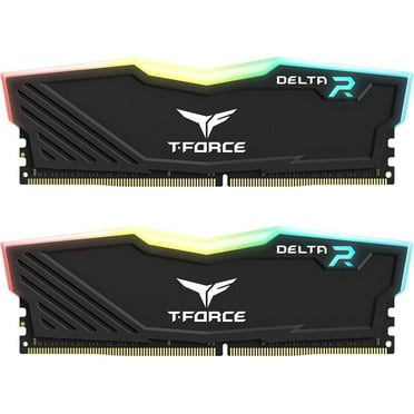 Team T-Force Delta RGB 32GB (2 x 16GB) 288-Pin PC RAM DDR4 3200 (PC4 25600) Desktop Memory Model TF3D432G3200HC16FDC01
