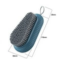 thumbnail image 3 of Cepillo de fregar, cepillos de limpieza de zapatos de tela de lavandería para el hogar con diseño antideslizante, cepillo de limpieza duradero de calidad(Blanco)(1 pieza), 3 of 5