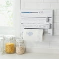 thumbnail image 1 of RKSTN Kitchen Utensils 6-in-1Kitchen Storage Rack,Multifunctional Tin Foil Cling Film Cutter,Plastic Wrap Cling Film Foil Dispenser,Wall-Mount Storage,Rack Paper Towel Holder Kitchen Utensils Set, 1 of 6