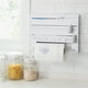 thumbnail image 1 of Organizador de cocina 6 en 1 | Portarrollos de papel de pared con dispensador de film y papel de aluminio | Ahorra espacio en cocinas pequeñas | Blanco o gris, 1 of 6
