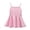 Pink, variant on Toddler Kids Girls Rompers Sleeveless Summer Dress Suspender Solid Color Casual Seaside Jumpsuit Cute Outfits 18-24 Months