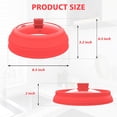 thumbnail image 3 of Funda antisalpicaduras para microondas GLOU-GLOU GOOSE 23 cm, color rojo, 3 of 6