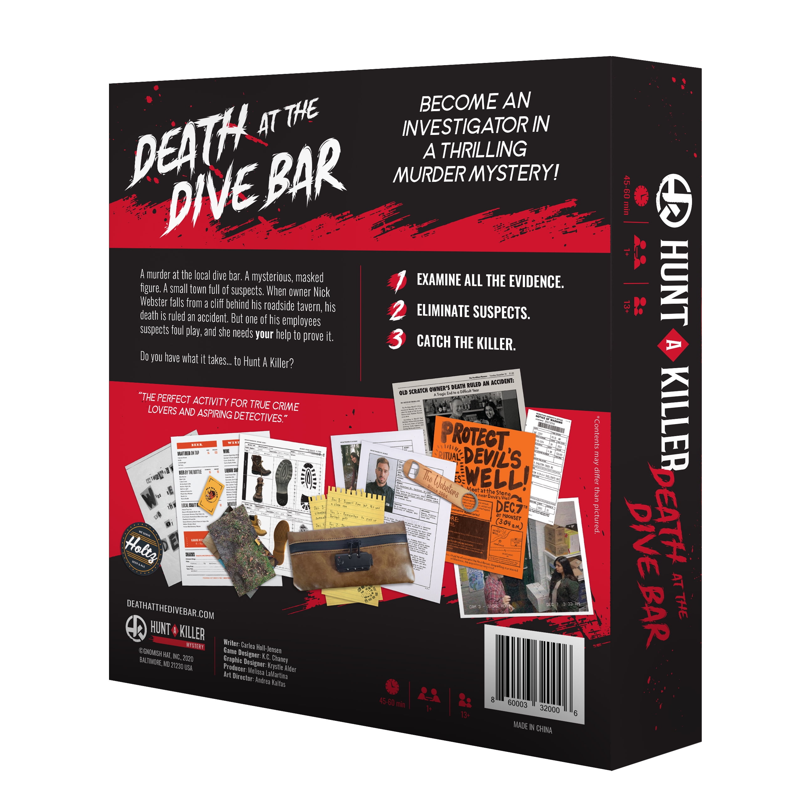Hunt A Killer Death At The Dive Bar Immersive Murder Mystery Experience Walmart Com Walmart Com