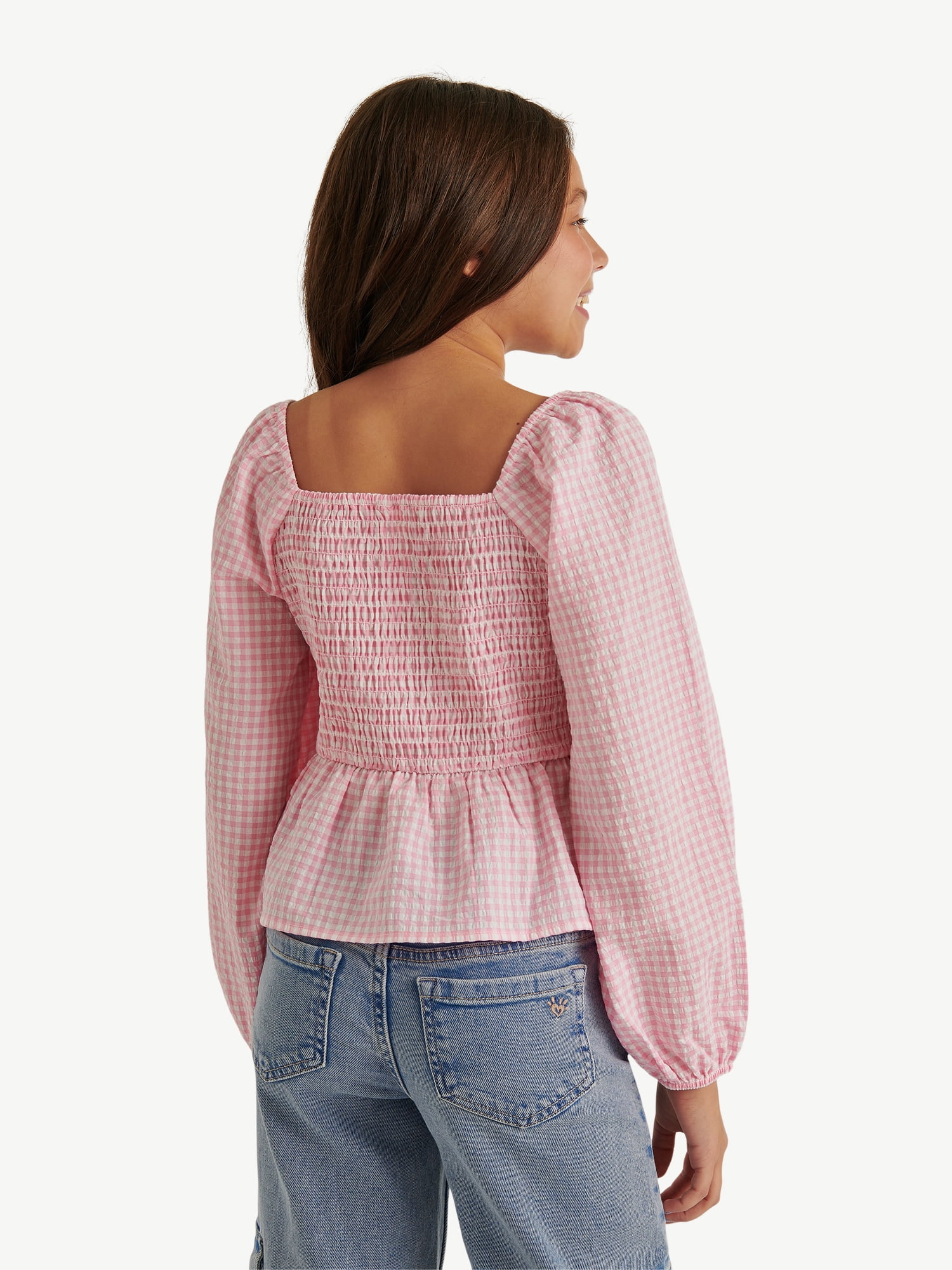 Justice Girl's Peplum Pretty Top, Sizes XS - XLP