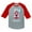 Red, variant on 3 Year Old Girl 3rd Birthday Funny Gift 3/4 Sleeve Baseball Jersey Toddler Shirt 4T Dark Gray