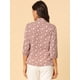 thumbnail image 5 of Día de San Patricio Blusa Con Cuello De Pajarita Y Puños Elásticos Con Hombros Descubiertos Y Lunares Para Mujer Rosa empolvado S, 5 of 6