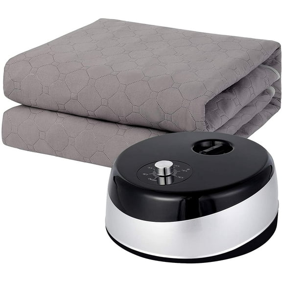 Water Heated Mattress Pad , Comfort and Safe & Radiation-Free with Mechanical Knob Control, Great for Sleep Enhancement, Twin Size 38"x75"