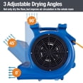 thumbnail image 4 of Lasko BlueDri Super Monsoon 1 HP, 4050 CFM ventilador de aire para restauración de daños por agua, secadora de alfombras, piso, uso doméstico y plomería, azul, BD-SMNSN, 4 of 5