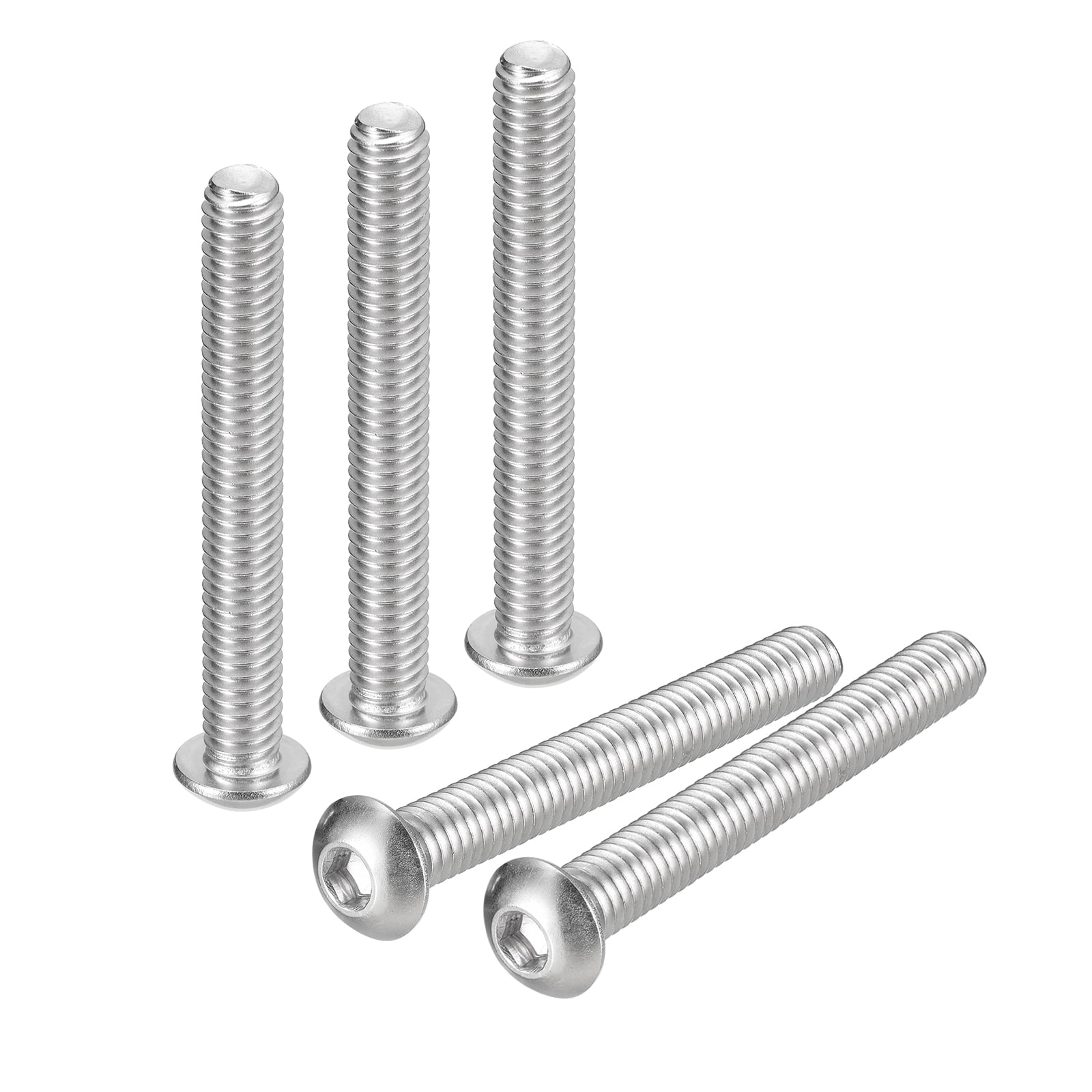 Lot De 10 Vis à Tête Creuse Hexagonale – 5/16-18 X 2-1/2″ – Grade 12.9 – Uxcell