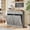Gray, variant on Daluvenix Double Tilt Out Trash Can Cabinet for 2 Bins,Hidden Trash Bin Storage Cabinet with Hideaway Drawers,Pet Proof Trash Can Holder for 2 x 10 Gallon , Kitchen, Dining Room, Living Room, Black