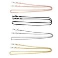 thumbnail image 1 of 4Pcs Metal Copper Glasses Chain Stylish Glasses Lanyard Non-skid Glasses Rope, 1 of 8