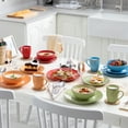 thumbnail image 6 of Vancasso 16-Piece Dinnerware Sets, Stoneware Dinner Set for 4, Colourful, 6 of 7