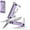 Purple, variant on Multitool with Pocket Knife,Gifts for Men and Women, 11-in-1 Mini EDC Multitool with Screwdriver, Scissors, SIM Extractor and Bottle Opener, Perfect for Outdoor, Hiking, Simple Repair (Purple)