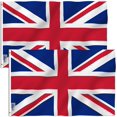 thumbnail image 1 of ANLEY Lot de 2 Fly Breeze Drapeau du Royaume-Uni UK 3x5 Foot - Drapeaux Nationaux Britanniques Polyester, 1 of 6