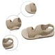 thumbnail image 5 of MKLEKYY Sandalias Planas para Mujer Sandalias Elegantes para Uso Diario Diseño de Punta Abierta Con Cierre Suela Plana Cómoda Adecuadas para Atuendos Casuales Calzado de Primavera y Verano, 5 of 5