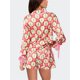 thumbnail image 5 of Pijamas navideños 2025 para mujer, pajarita, camisa de manga larga, pantalones cortos, satén de seda, divertido conjunto de pijama de 2 piezas con gráficos, ropa de dormir, 5 of 5