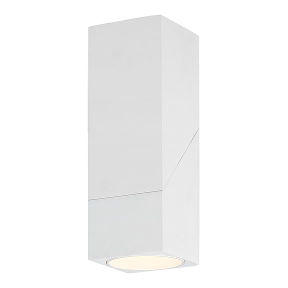 50011LEDD-WH/CLR-Access Lighting-Transformer-Flush Mount in Transitional Style-3 Inches Wide by 8 Inches Tall-White Finish