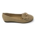thumbnail image 4 of Victoria K Women's Pindot Gold Buckle Loafer Flats, 4 of 4