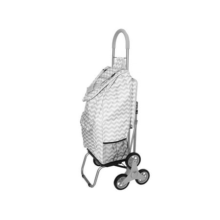 Rolling Carrier - Trolley Dolly Stair Climber with Seat - Rolling Grocery Carrier