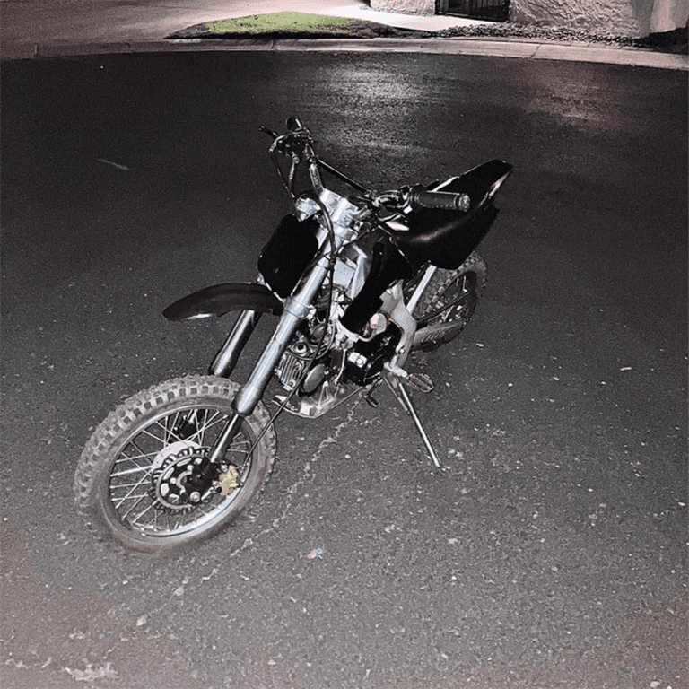 Targa Anteriore Pit Bike CRF50 Bianca - RED CIRCLES, Nuova
