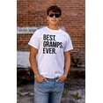 thumbnail image 4 of Best Gramps Ever Grandpa Grandfather Men's Big & Tall Crewneck Graphic Tee Brisco Brands 3X, 4 of 5