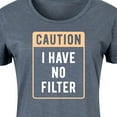 thumbnail image 3 of Instant Message - Caution I Have No Filter - Women's Any Way Dress, 3 of 6