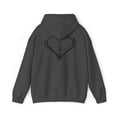 thumbnail image 2 of God is good. Heart & Cross on back. Christian Art on a Unisex Hoodie., 2 of 4