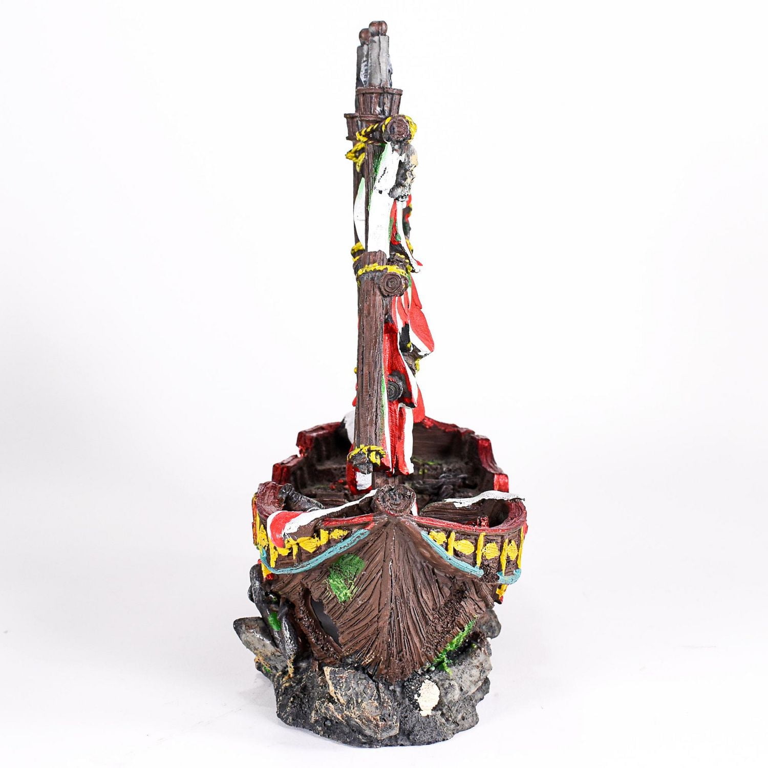 Penn-Plax Grand Bateau Pirate – Belle décoration d'aquarium pour grands aquariums et terrariums (40 gallons et plus).