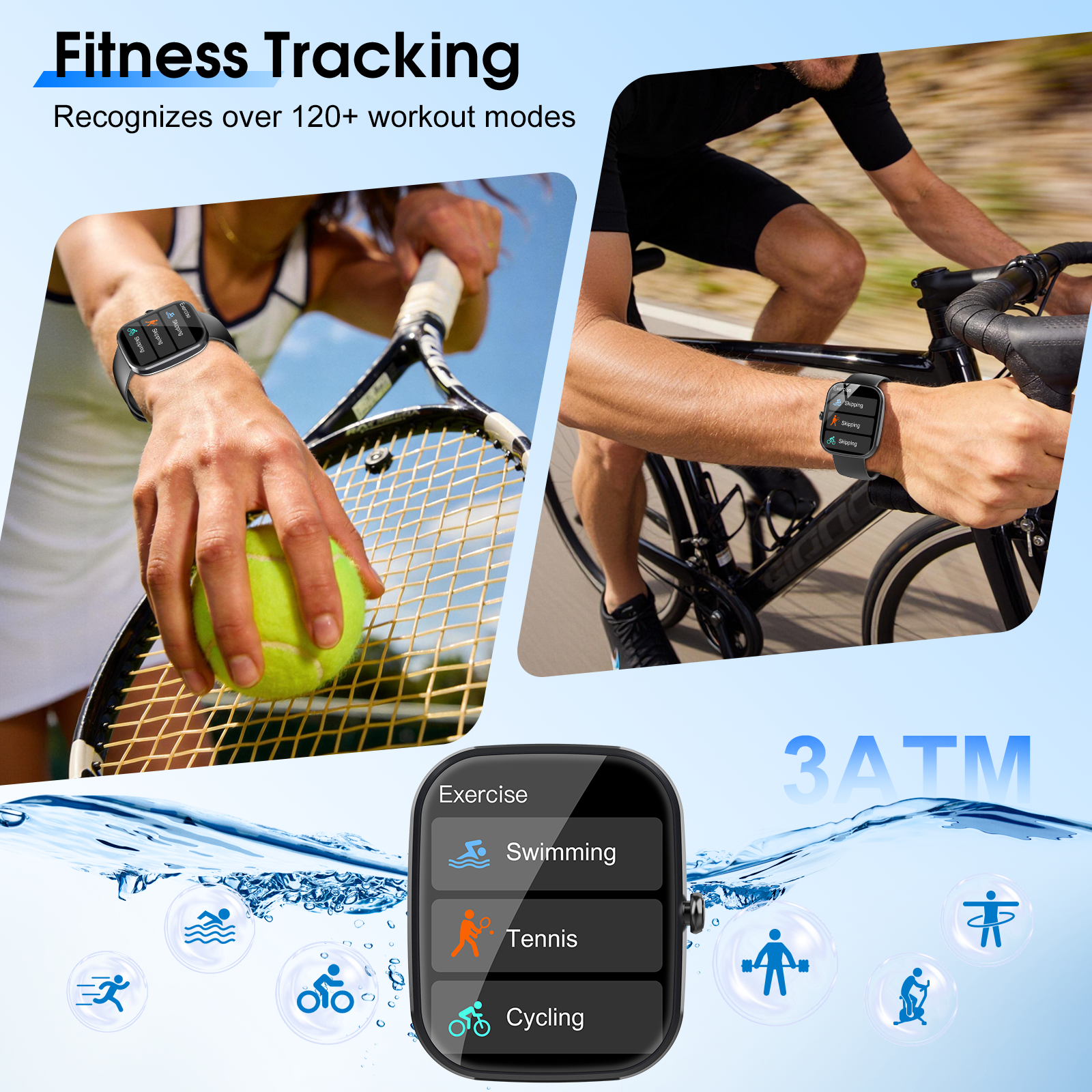 Geryst Smart Watch 1.91" HD Fitness Tracker for Men & Women photo 4