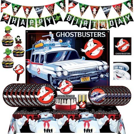 Ghostbusters Party Supplies Ultimate Set for 16 Guests