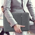 thumbnail image 3 of Laptop Sleeve ,Water Repellent Protective Fabric Notebook Bag Case Computer Carrying Case Notebook felt tablet computer case, 3 of 9