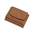 thumbnail image 2 of Carteras de moda Qarigey para mujer Mini cartera extranjera de bolsillo caqui, 2 of 6