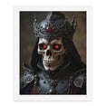 thumbnail image 5 of Paint by Numbers Kit for Adults, Regal Skeleton Red Eyes Crown Paint by Numbers, Easy Paint by Numbers Kit for Adults Beginner, DIY Adult Paint by Number Kits on Canvas, 12x16in Home Decor, 5 of 7