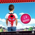 thumbnail image 5 of Miraculous Ladybug Tikki Plush Backpack 12" TV Show Character Embroidered PMI International, 5 of 5