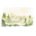 thumbnail image 3 of Talbot, Andrew 18x13 Black Modern Framed Museum Art Print Titled - Green Beginnings, 3 of 5