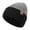 Black and White, variant on Winter Beanie Hat for Men Women: Warm Fleece Lined Beanie Knit Ski Stocking Cap Cuffed Cap for Cold Weather Running