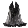 thumbnail image 2 of Lroveb Scarf for Women Fashion Jacquard Cotton Parisian Stripe Shawl Soft Beach Towel Scarf Scarves, 2 of 2