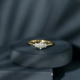 thumbnail image 6 of Diamond Cluster Promise Engagement Ring for Women (HI-SI Grade), 14K Yellow Gold, US 3.00, 6 of 8